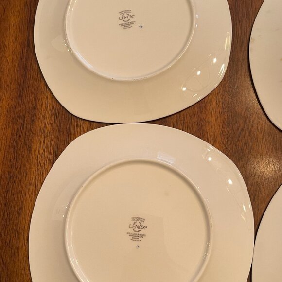 Square Salad Plate Solitaire White Christmas by Lenox - 1, 2, 3 & 4 available - Picture 7 of 9